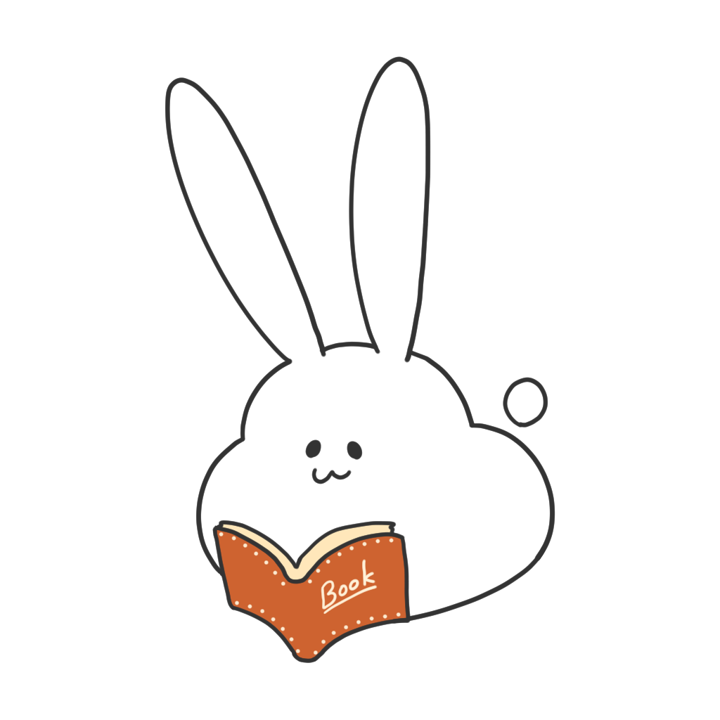 本を読むキャラクター